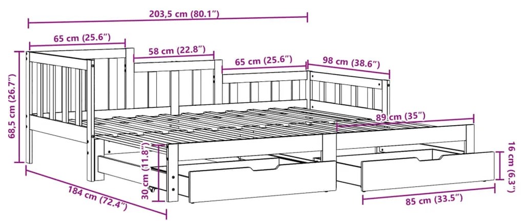 ΚΑΝΑΠΕΣ ΚΡΕΒΑΤΙ ΣΥΡΟΜΕΝΟΣ ΧΩΡΙΣ ΣΤΡΩΜΑ 90X200 ΕΚ. &amp; ΣΥΡΤΑΡΙΑ 3302222