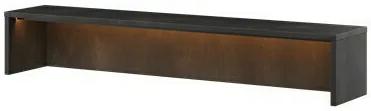 Σετ επίπλων Fresno AG136, 191 kg, Μαύρο, Ανοιχτό χρώμα ξύλου, Σκούρο γκρι, Ανοιχτό γκρι, Πλαστικοποιημένη μοριοσανίδα, Μέταλλο, Με συρτάρια