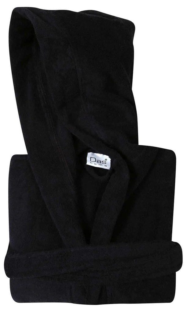 Μπουρνούζι 1453 Casual Large Black Das Home