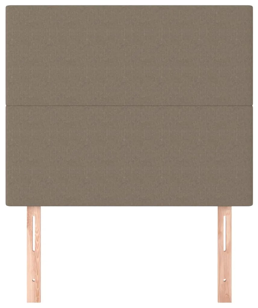 vidaXL Κεφαλάρια Κρεβατιού 2 τεμ. Taupe 90x5x78/88 εκ. Υφασμάτινο