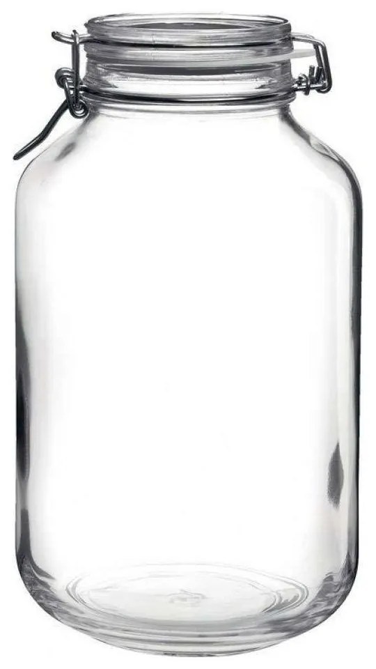 Βάζο Αποθήκευσης Fido BR00600726 4lt Clear Bormioli Rocco Glass