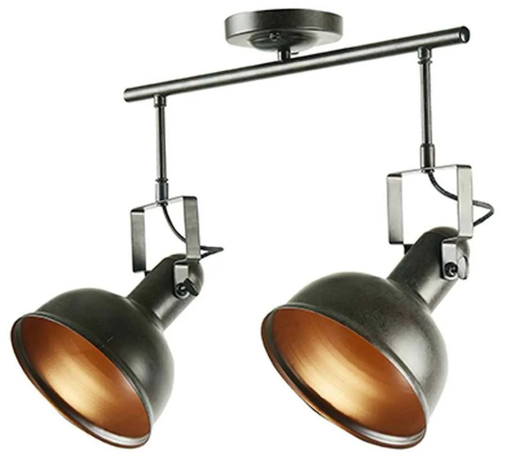 Δίφωτο Φωτιστικό EG167072CR Rust Metal