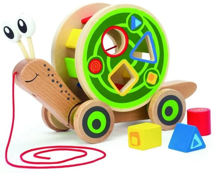 Βόλτα Με Το Σαλιγκαράκι &amp; Μαθαίνω Τα Σχήματα "Walk-A-Long Snail" Hape