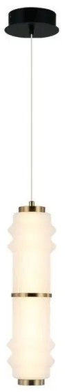 Κρεμαστό Φωτιστικό Οροφής LED 14W Λευκό Γυαλί Dereck 4322600 Viokef-4322600-Λευκό 4322600