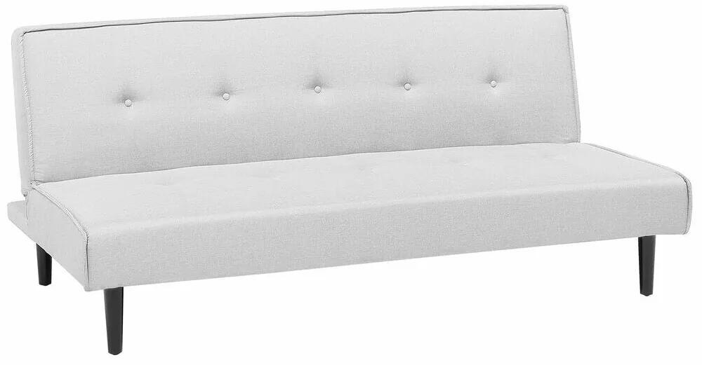 Καναπές κρεβάτι Berwyn 608, Λειτουργία ύπνου, Ανοιχτό γκρι, 180x92x80cm, Πόδια: Ξύλο,Ευκάλυπτος