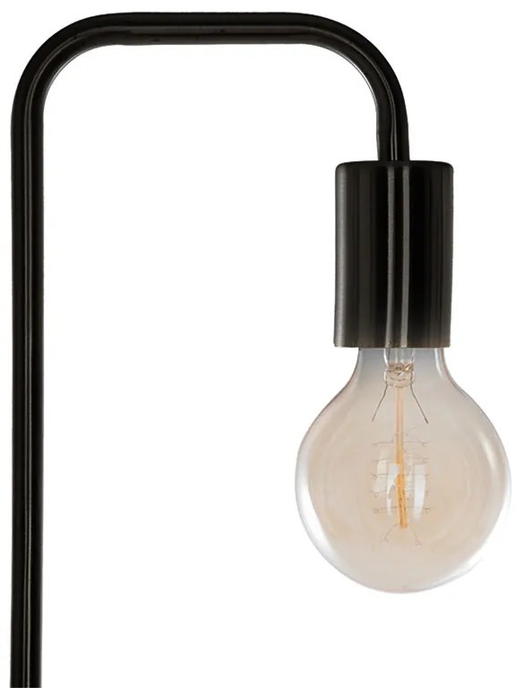 Φωτιστικό δαπέδου Keli pakoworld E27 40W μαύρο Φ20x150εκ