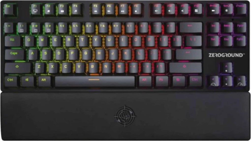 Zeroground KB-3100G Tonado Mini Gaming Μηχανικό Πληκτρολόγιο Tenkeyless με Outemu Red διακόπτες και RGB φωτισμό (Αγγλικό US)