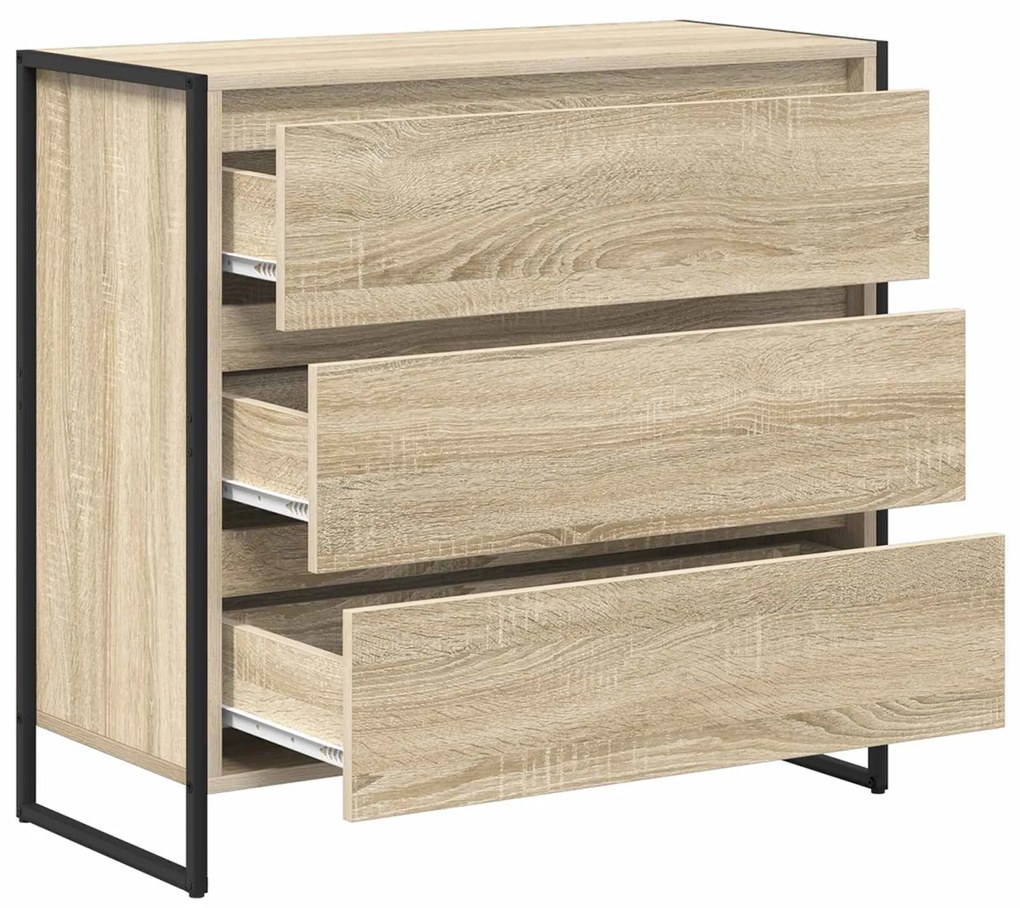 vidaXL Πλαϊνό γραφείο Σονόμα 79 x 36 x 75.5 εκ. Επεξεργασμένο ξύλο