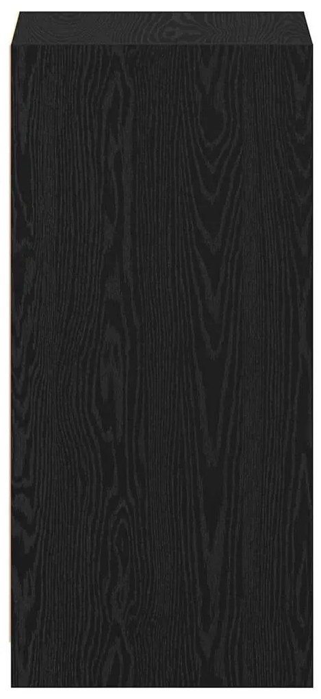 vidaXL Ντουλάπι με ράφι Μαύρη δρυς 41 x 48 x 102 εκ Επεξεργασμένο ξύλο