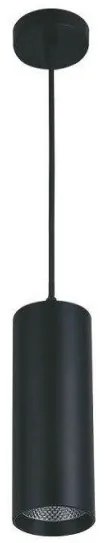 Κρεμαστό Φωτιστικό Οροφής 25W Cob small 20cm Space Lights-2104031-Μαύρο 2104031