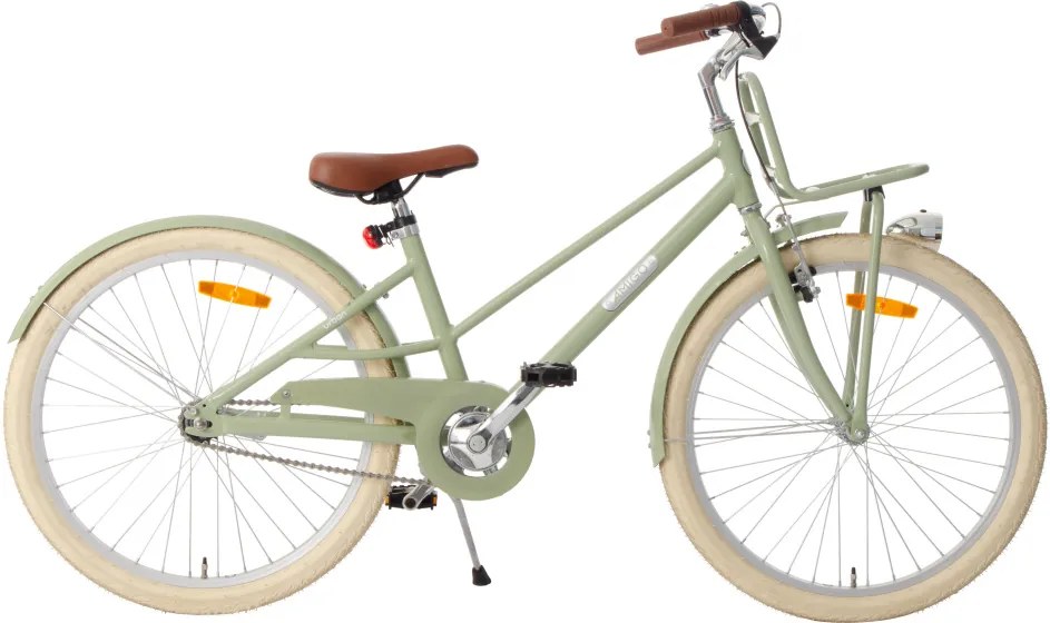 Urban 24 Inch 35 cm Girls Coaster Brake GreenAMIGO