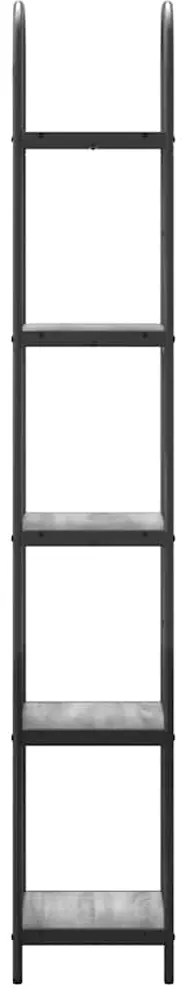 vidaXL Ράφι Βιβλίων Γκρι sonoma 40 x 30 x 183 εκ Επεξεργασμένο ξύλο