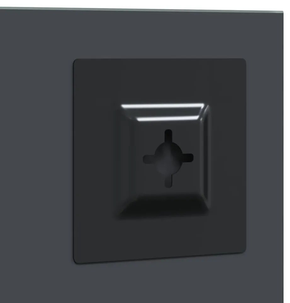 vidaXL Καθρέφτης τοίχου τετράγωνο 50 x 50 cm σκληρυμένο γυαλί