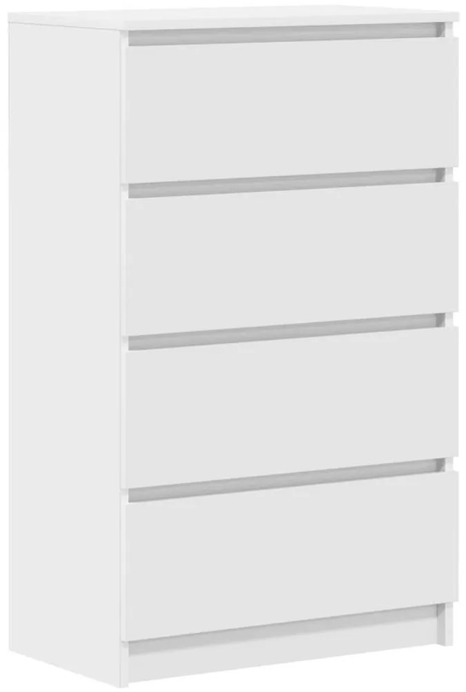 vidaXL Συρταριέρα Λευκή 60 x 35 x 98,5 εκ. από Επεξεργασμένο Ξύλο