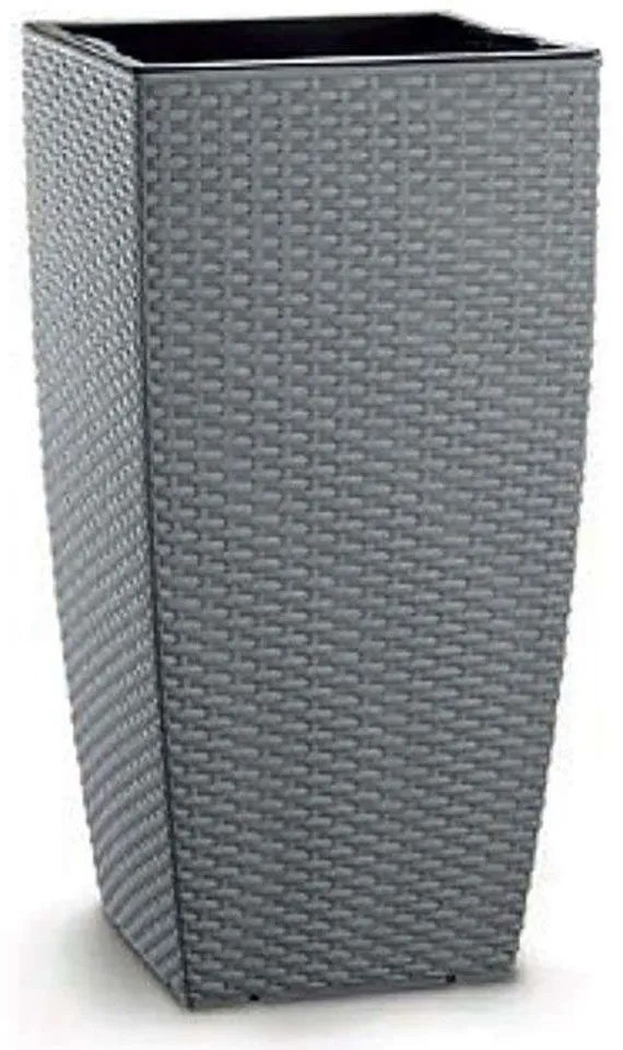 Κασπώ Natura 10.07.0108 31x31x56,5cm Dark Grey Plastic