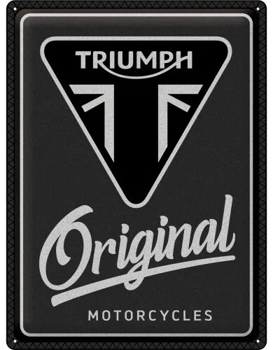 Μεταλλική πινακίδα Triumph - Original Motorcycles