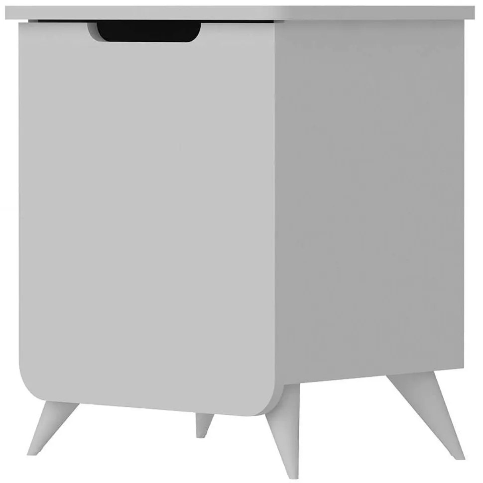 Κομοδίνο Esla 875ZNA3401 49x39x60cm White