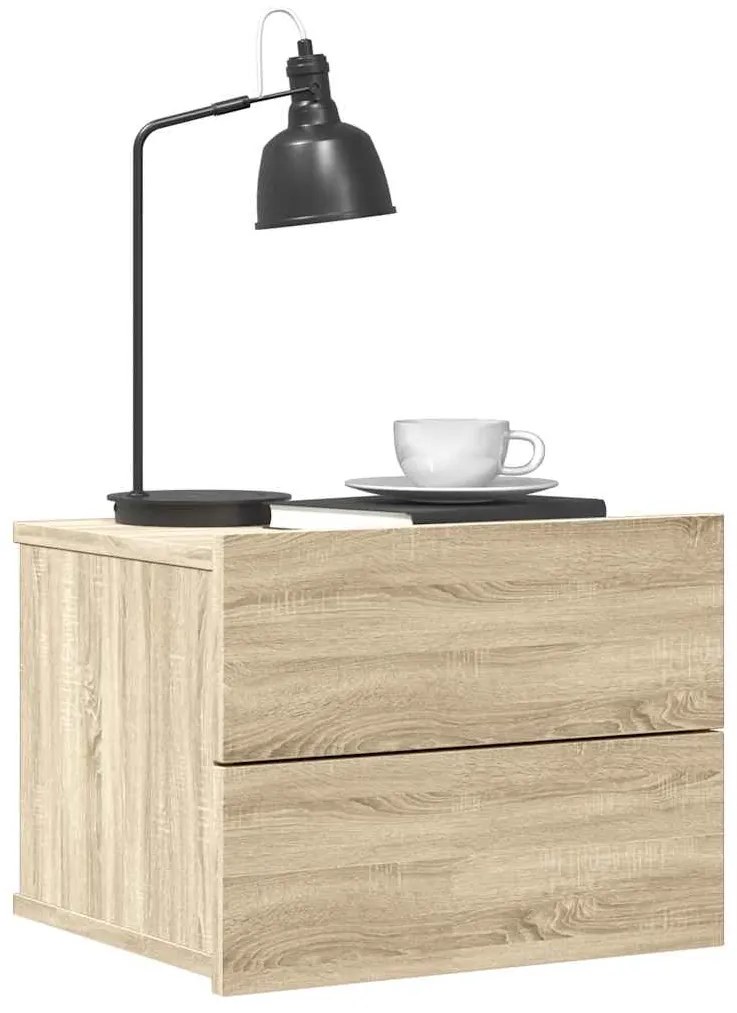 vidaXL Κομοδίνο Χρώμα Sonoma Δρυς 40 x 30 x 30 εκ. από Μοριοσανίδα