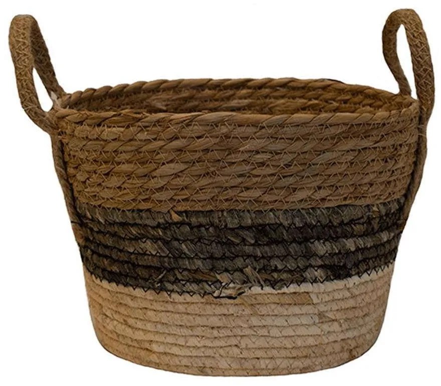 Καλάθι Ψάθινο 00.06.61130 Φ25x19cm Multi Mat