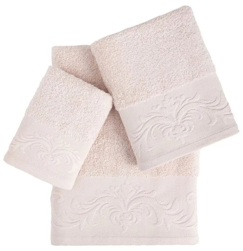 Πετσέτες Ambrose (Σετ 3τμχ) Nude Nima Towels Set 70x140cm 100% Βαμβάκι