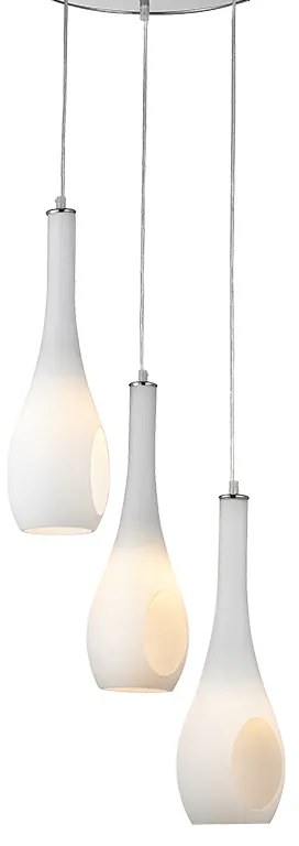Φωτιστικό Κρεμαστο Aca DLA5203A CAVE Λευκό (White)