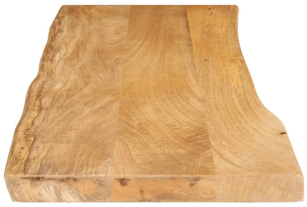 vidaXL Επιφάνεια Τραπεζιού 120x40x2,5 εκ. Live Edge Μασίφ Ξύλο Μάνγκο
