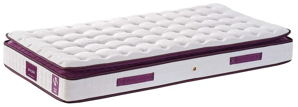 Στρώμα Purple Orthopedic 480NRN1255 120x200cm Memory Foam White-Purple Μονό