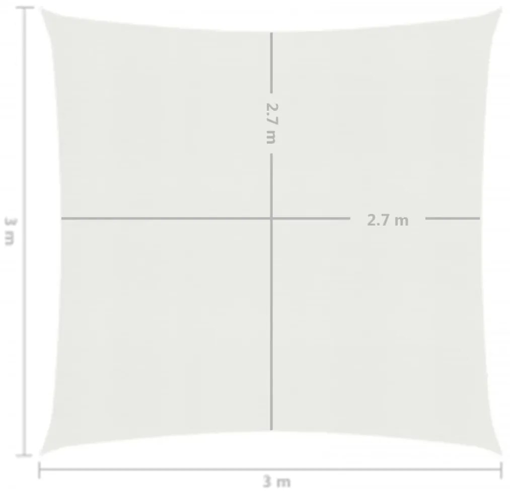 Πανί Σκίασης Λευκό 3 x 3 μ. από HDPE 160 γρ./μ² - Λευκό