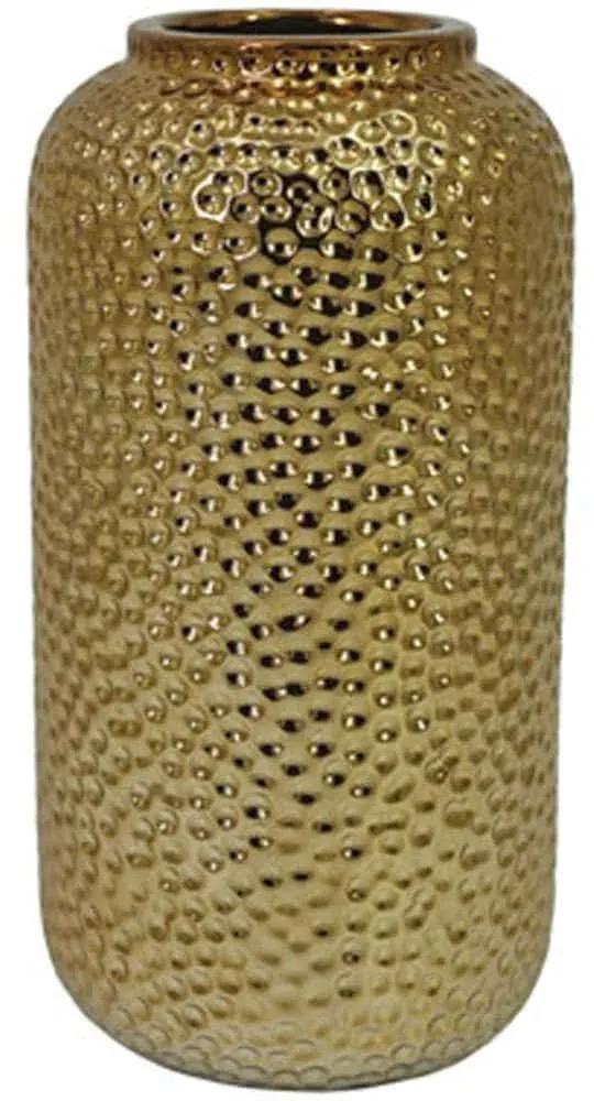 Βάζο Σφυρήλατο 15-00-22934 Φ14,8x30cm Bronze Marhome Κεραμικό