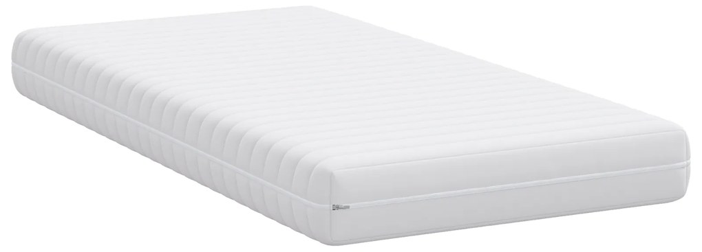vidaXL Στρώμα Λευκό 90 x 190 cm Πολυεστέρας