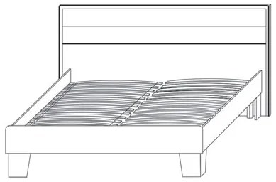 Κρεβάτι Scarlet Διπλό Σονόμα-Βέγκε 160X200εκ - SO-SCARLE160 - SO-SCARLE160