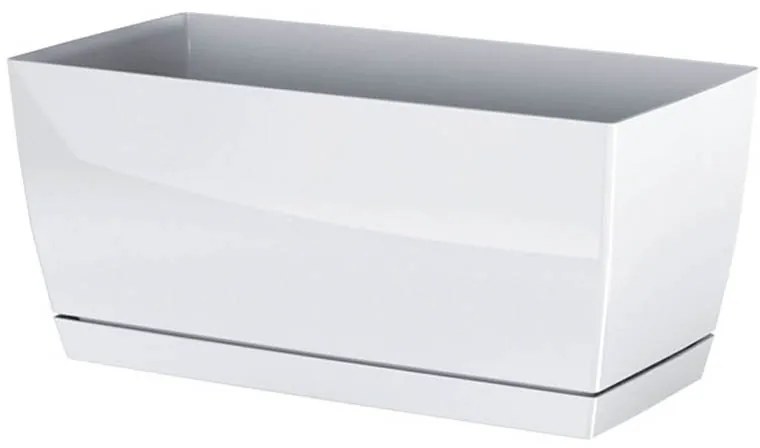 Ζαρντινιέρα Με Πιάτο (39x18.2x19) Marhome Coubi Case Λευκό 09-DUPP400-S449