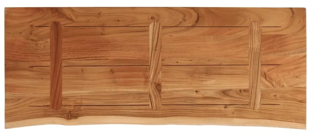vidaXL Πάγκος Μπάνιου Ορθογώνιος 140x60x2,5 εκ. από Μασίφ Ξύλο Ακακίας