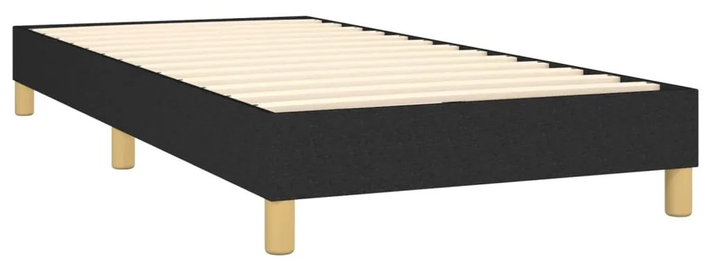 ΚΡΕΒΑΤΙ BOXSPRING ΜΕ ΣΤΡΩΜΑ ΜΑΥΡΟ 100 X 200 ΕΚ. ΥΦΑΣΜΑΤΙΝΟ 3127103