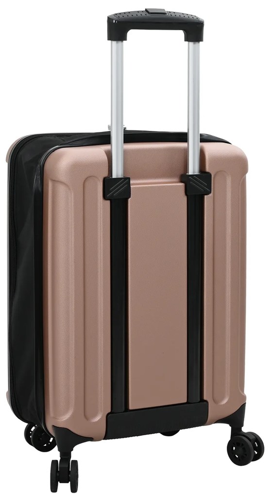 vidaXL Βαλίτσα Σκληρής Θήκης 20'' Ροζ Χρυσό 34x23x55.5 εκ. ABS