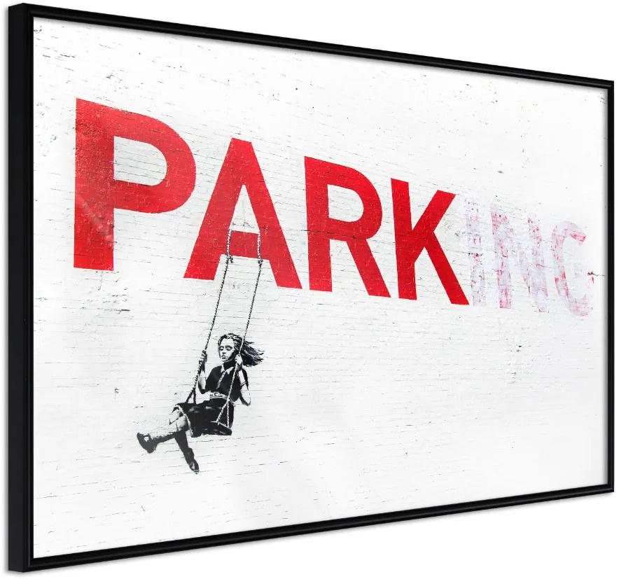 Αφίσα - Banksy: Park(ing) - 30x20 - Μαύρο - Χωρίς πασπαρτού