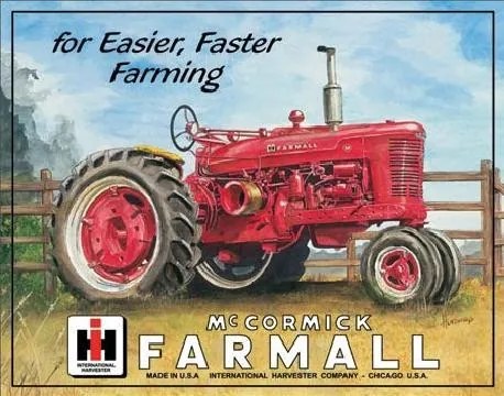 Μεταλλική πινακίδα FARMALL - m