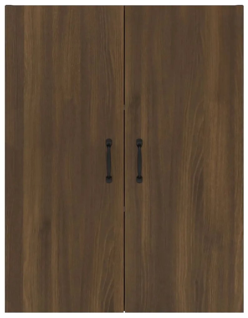 vidaXL Ντουλάπι Κρεμαστό Καφέ δρυς 69,5x34x90 εκ. Επεξεργασμένο Ξύλο