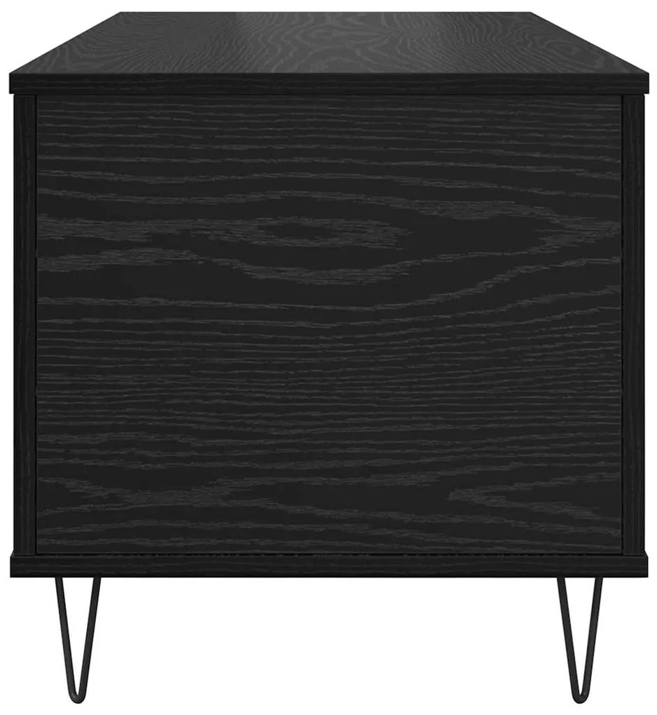 vidaXL Τραπεζάκι σαλονιού Μαύρη δρυς 90 x 44.5 x 45 εκ.