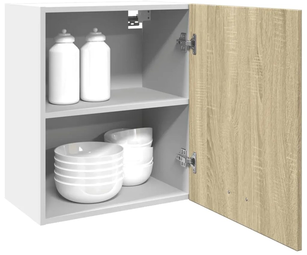 vidaXL Ντουλάπι Τοίχου "Lyon" Ξύλο Sonoma Δρυς 50x31x60 εκ. από Τεχνητό Ξύλο