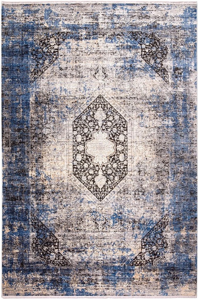 Χαλί Naf Naf Belize 63 110 Beige-Blue Βιοκαρπέτ 200X250cm