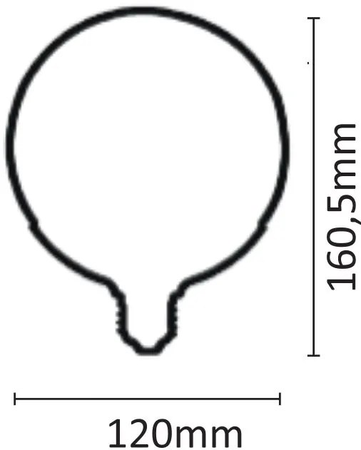 Λαμπτήρας LED InLight E27 G120 18.5W 3000K