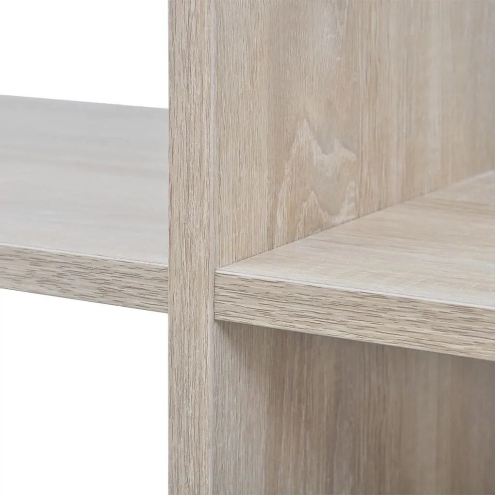 vidaXL 242553  Staircase Bookcase/Display Shelf 107 cm Oak
