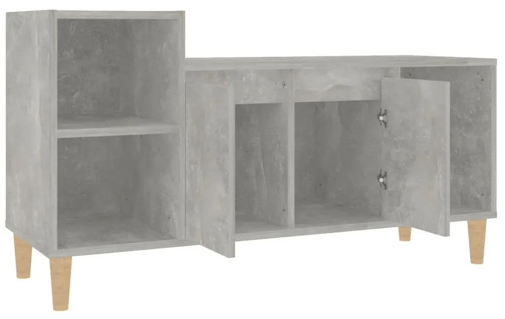 vidaXL Έπιπλο Τηλεόρασης Γκρι Σκυρ. 100x35x55 εκ. Επεξ. Ξύλο
