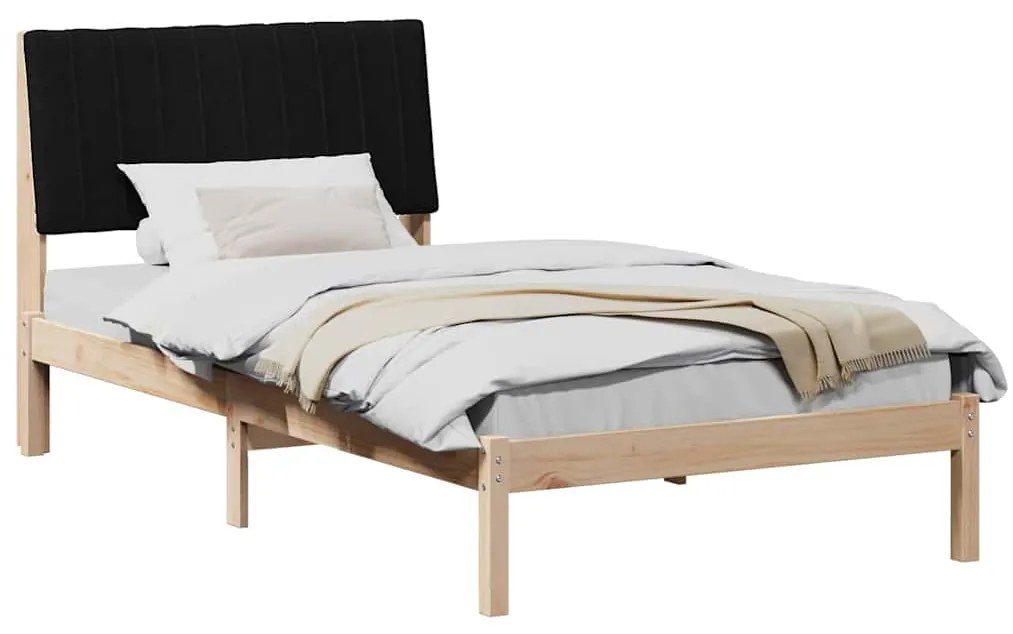 vidaXL Σκελετός Κρεβατιού Καφέ 100 x 200 cm Στερεά ξυλεία πεύκου