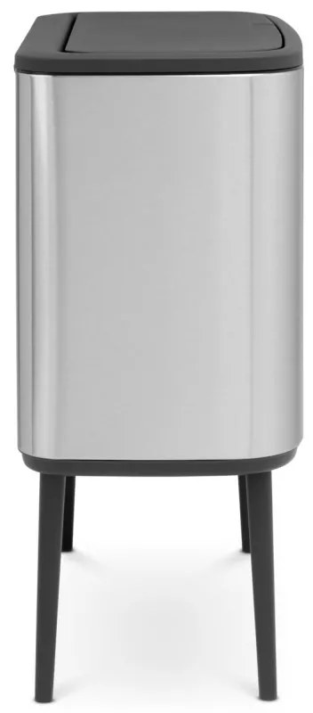 Κάδος απορριμμάτων Brabantia Bo Touch 11+23L, Εύκολο κλείσιμο, Αντιολισθητική βάση, Ανθεκτικό στα δακτυλικά αποτυπώματα, Inox/Ματ