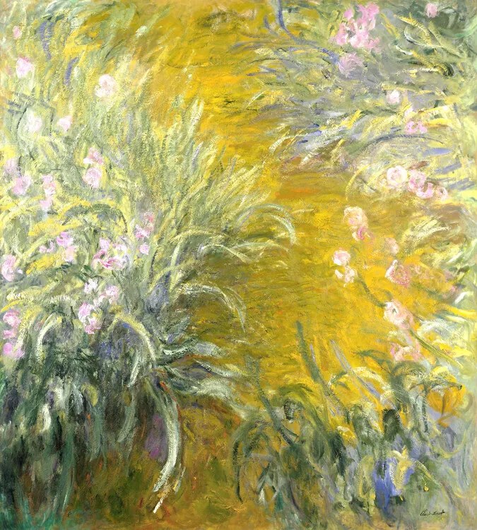 Αναπαραγωγή The Path through the Irises (1914–1917), Claude Monet