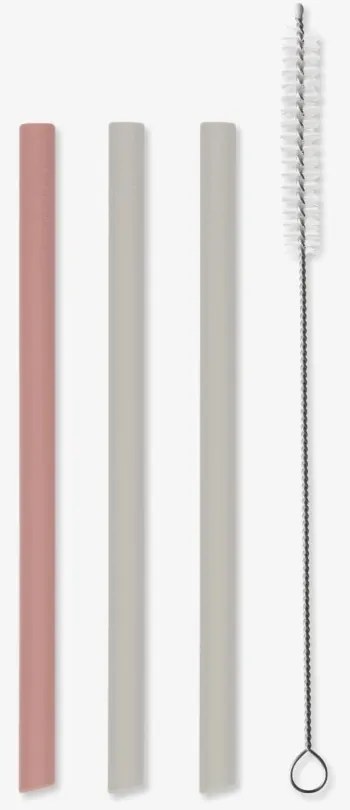 KIKKA BOO ΣΕΤ ΚΑΛΑΜΑΚΙΑ ΣΙΛΙΚΟΝΗΣ 3 ΤΕΜ PLATINUM BLUSH 31302050004