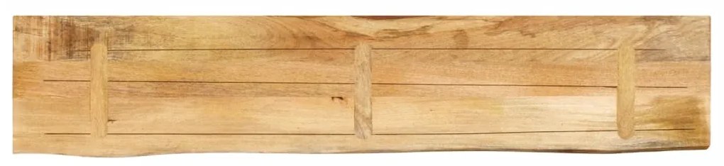 vidaXL Επιφάνεια Τραπεζιού 160x40x2,5 εκ. Live Edge Μασίφ Ξύλο Μάνγκο