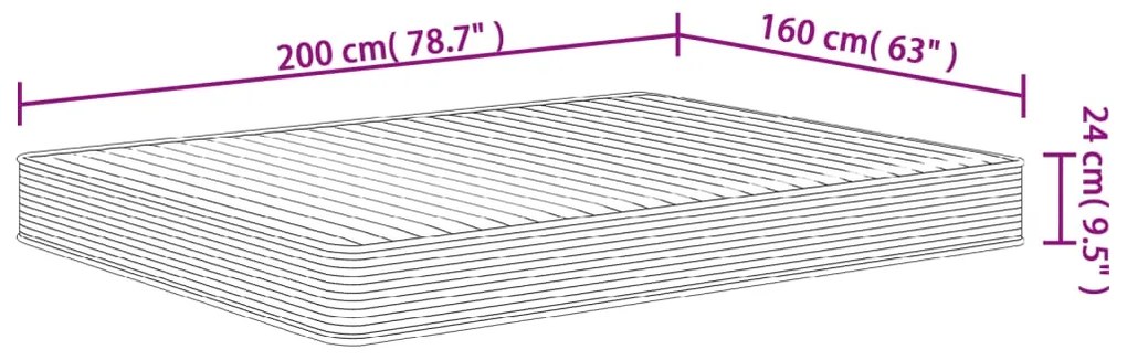 ΣΤΡΩΜΑ ΑΦΡΟΥ MEDIUM SOFT 160X200 ΕΚ. 373013